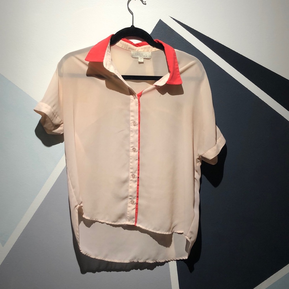 Light pink top